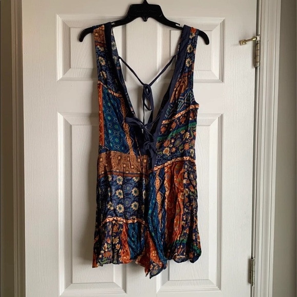 Vici Boho Print Aladdin Romper NEW - Picture 1 of 4